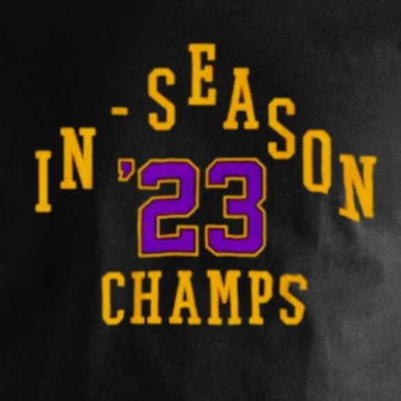 LA In-Season Tournament Champions 2023 Basketball Team Fan Graphic Logo Shirt159 - Picture 2 of 5